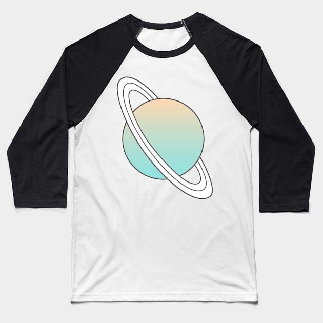 Saturn Baseball T-Shirt by ghjura